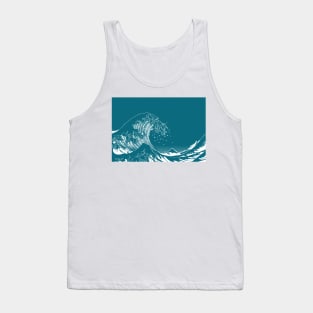 Hiroshige wave Tank Top